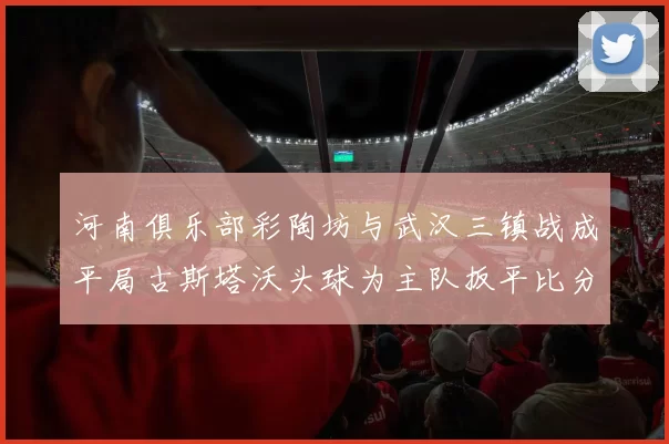 河南俱乐部彩陶坊与武汉三镇战成平局古斯塔沃头球为主队扳平比分